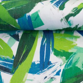 Denim Jeans Agnes Abstrakt Grün/Blautöne von Swafing